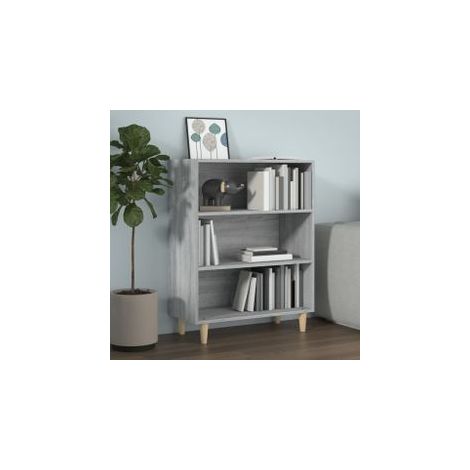 Buffet Sonoma gris 69,5x32,5x90 Bois d'ingénierie (1/5)