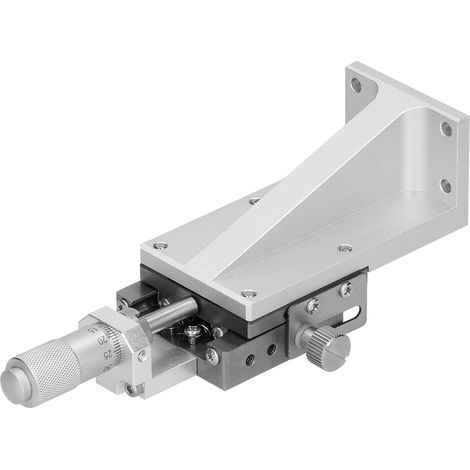 Table de translation linéaire ZSG40 40x40mm, platine de réglage fin manuel à vis, glissière à billes à axe Z, table de positionnement précise pour micro-déplacement. (1/5)