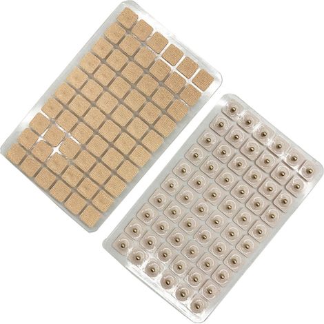 600 Pcs Pellets Magnétiques pour Acupression Auriculaire - Patchs et Perles d'Acupuncture pour Massage des Points d'Acupression (1/5)
