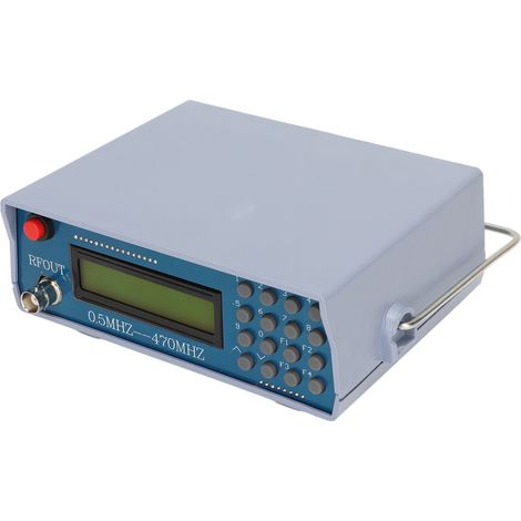 Générateur de signaux d'interphone radio FM 0,5 MHz – 470 MHz, testeur de fréquence, générateur de signaux (1/5)