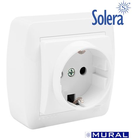Bipolare Basis mit seitlichem T/T, 74x72x28mm E3/42985 Platte