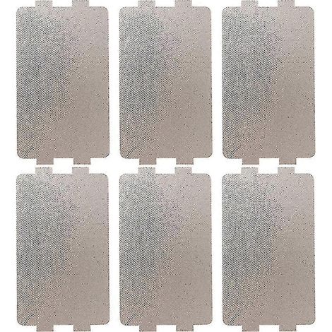 6 plaques de mica pour guide d'ondes micro-ondes, pièces détachées pour four à micro-ondes. (1/2)