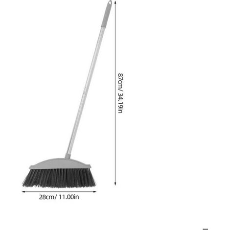 Balai de nettoyage de sol robuste,poils souples à Long manche,balai de balayage Durable pour intérieur et extérieur,Patio,jardin (1/4)