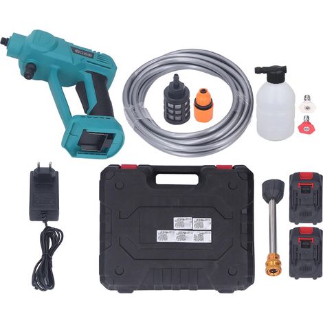 Nettoyeur haute pression sans fil 6 en 1 avec buses multifonctions pour voiture, sol, arrosage et nettoyage — prise UE 100‑240V (1/5)