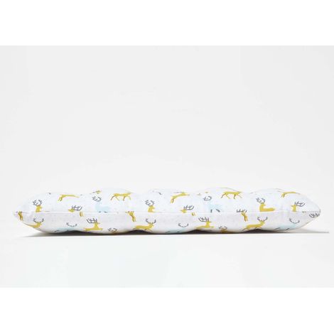 HOMESCAPES Lot de 4 Galettes de chaise Noël Cerfs Majestueux en coton (1/5)