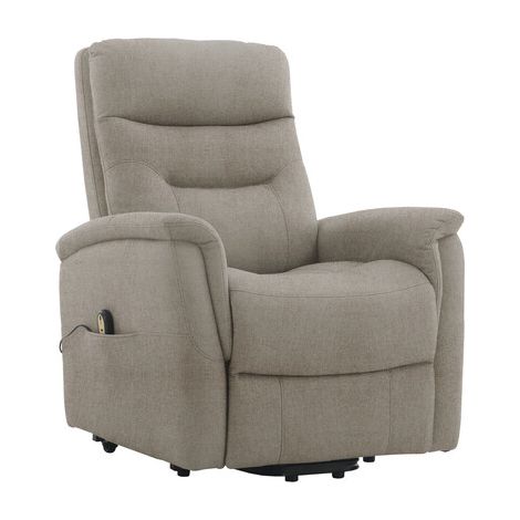 POLTRONA RECLINER SOFT DUE MOTORI TESSUTO BEIGE- 1,0 pz