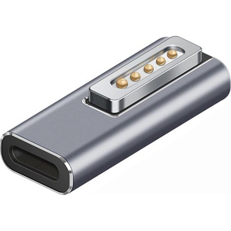Magsafe 2 Adaptateur magnétique USB C pour MacBook Pro/Air, Magsafe 2, pointe en T magnétique, pour MacBook Pro/Air, connecteur de type C vers Mags 2 (1/5)