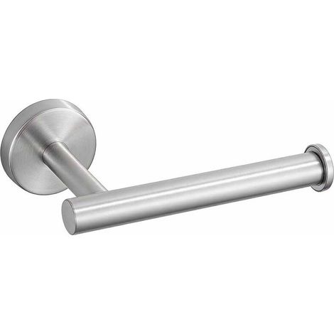 Porte Papier Toilette Mural, Derouleur Support Rouleau Papier Toilette en Acier Inoxydable pour Salle de Bain et Cuisine, Brossé-DOU