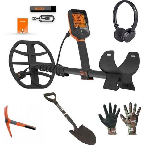 Quest metal detector Q35 3 frequenze di ricerca (Tools pack)