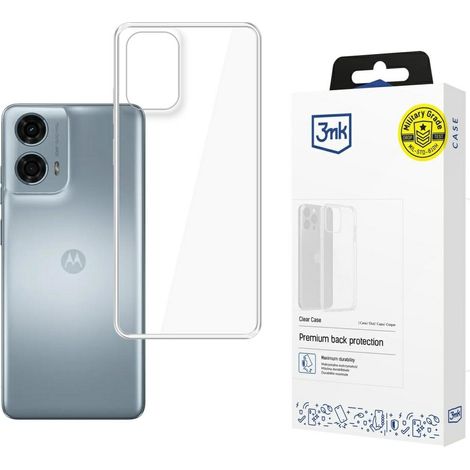 Funda transparente 3mk para Motorola Moto E14/G04/G24 Power/G24 4G