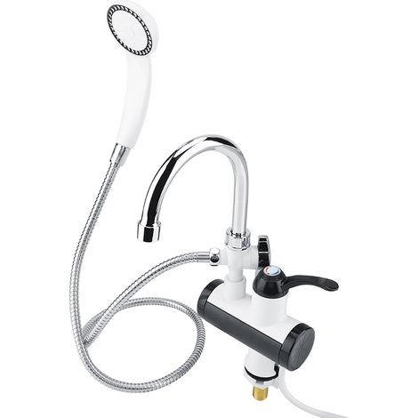Robinet Chauffant Chauffe-eau instantané robinet chaudière robinet chauffage salle de bain eau chaude douche chauffage sans réservoir chaleur électrique 220V Robinet éLectrique Instantané (1/5)