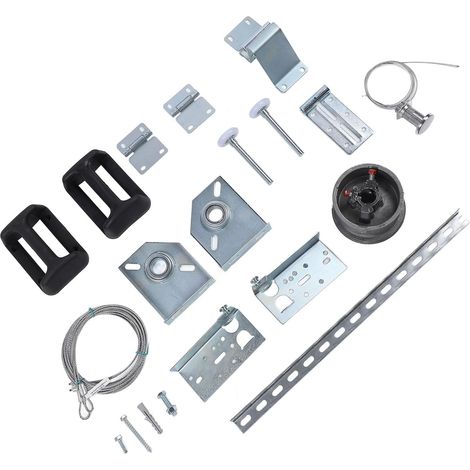 de réglage pour porte de garage support de rouleau en acier (1/4)