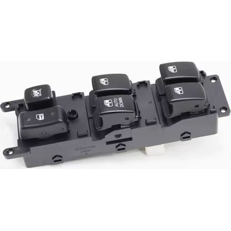 La référence 935701G110 est applicable à l'interrupteur principal de la vitre électrique avant gauche des véhicules hybrides Kia RiO 2006-2010. (1/4)
