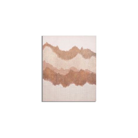 Tableau mural fait main browny cm 80x3,7x100