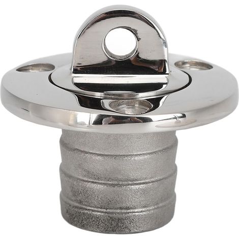 Bouchon d'Évacuation de Cale 25mm Rond en Acier Inoxydable pour Bateau Navire (1/5)