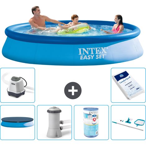 Intex Piscine Easy Set Ronde - 366x76 cm - 7-pièces S30609 (1/5)