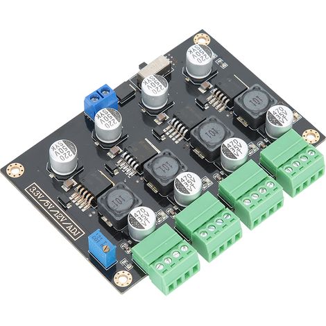 Module d'alimentation à découpage multicanal avec convertisseur abaisseur de tension de sortie réglable ADJ 3,3 V 5 V 12 V (1/5)