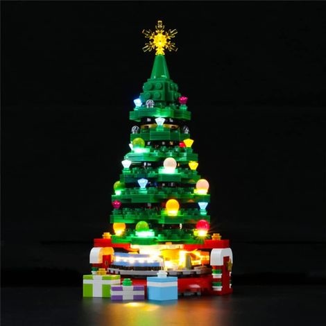 Jeu De Lumières Compatible avec Sapin de Noël (Christmas Tree) - Kit D'éclairage LED pour Creator 40338 (Modèle de Bloc Non Inclus) (1/5)