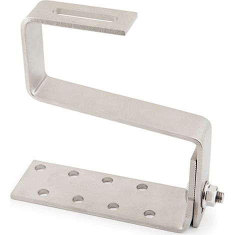 GS-TC - CROCHET SAUVE-TUILE RÉGLABLE POUR TUILE COURBE. INOX A2 040-080-10 (10 u.)