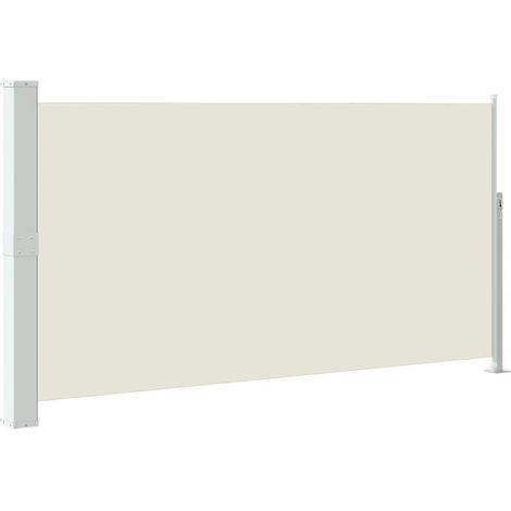 Maison Exclusive - Toldo lateral de jardín o terraza crema 160x30