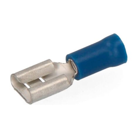 Cosse Faston Femelle Pré-isolée 6,3mm (Sachet 100 Unités)