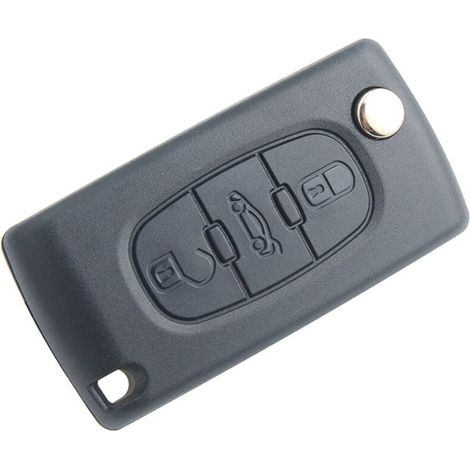 CE0523 Kompatibles 2-Tasten-Schlüsselgehäuse, Klappschlüssel für Peugeot 207 307 308 407 408 3008 5008 und Citroen C2 C3 C4 C5 C6 C8 (CE0523) (1/4)