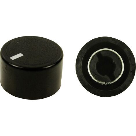 Tête de bouton rotatif Cliff CL172970 noir (Ø x H) 18.8 mm x 11.2 mm 1 pc(s) (1/4)