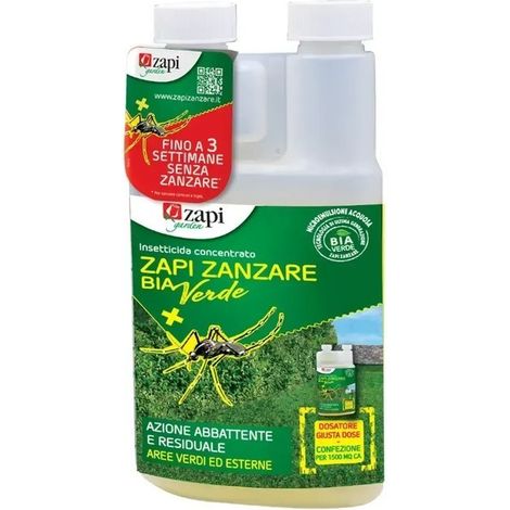 Insecticida Zapi Bia verde 250 ml para mosquitos y pappataci