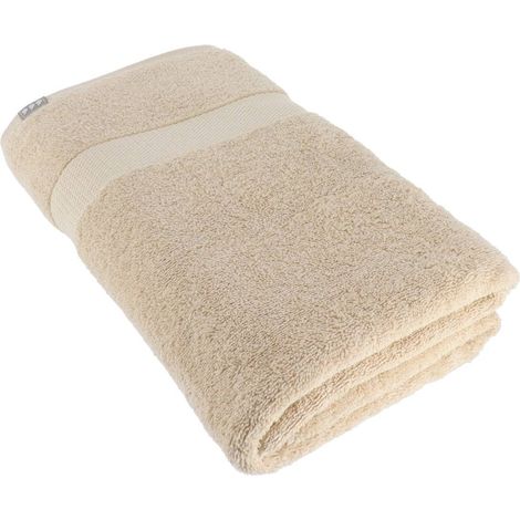 Toalla de baño 90x150 cm 100% algodón - beige - Tendance (1/2)