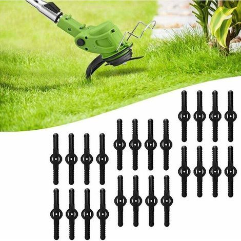 Coupe Bordure Lame De Rechange. 24V Coupe Bordure sans Fil avec Batterie Lame en Métal. Debroussailleuse Electrique Accessoires. pour Coupe Bordure sans Fil Garniture De Jardin.Plastic Blade (1/4)