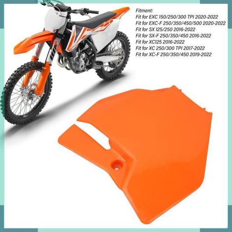 Plaque d'immatriculation de moto Plaque 'immatriculation De Moto Plaque 'immatriculation De Moto auto siege Orange (1/5)