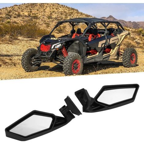 2PCS Rétroviseur 715002898 Compatible Maverick X3 Turbo 2017‑2022, Pièce de Remplacement (1/5)