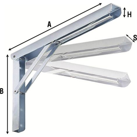 1PZ REGGIMENSOLA RIBALTABILE 3 POSIZIONI ART.2534 cm 30 x 20 (1/3)