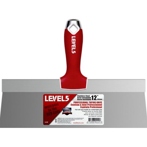 LEVEL5 Fassadenspachtel 12"/305mm Klinge Edelstahl 5-137 (1/4)