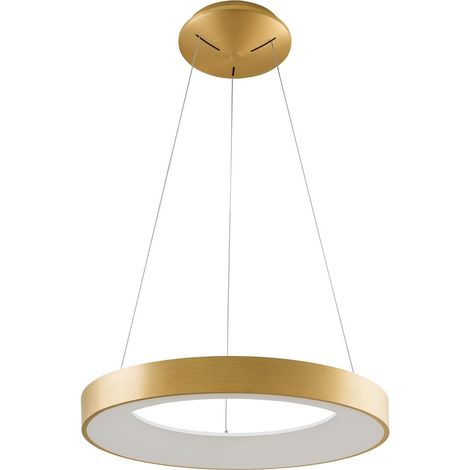 GIULIA LED-Hängeleuchte, gebürstetes Gold-Aluminium, ITALUX 5304-840RP-GD-3 (1/3)