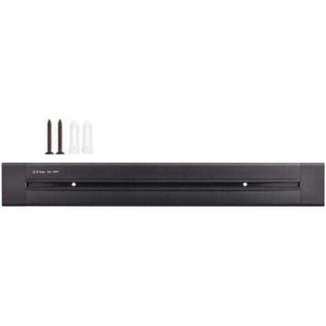 Système de rail de prise électrique amovible 8 000 W, rallonge de prise murale mobile, multiprise sans fil, rail coulissant, compartiment de gestion des câbles (1/4)