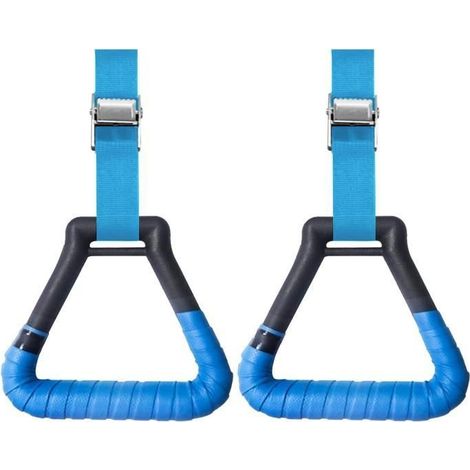 Anneaux de Gymnastique - GIGICIAL - Lot de 2 - Antidérapants - Réglables - Polyvalents