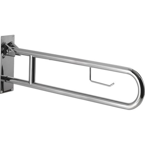 GEDY 56581300000 SNUG Soporte de apoyo abatible 80 cm con portarrollo cromo - ref: 56581300000 (1/2)