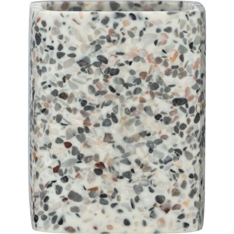 Gobelet de salle de bain design Terrazzo (1/4)