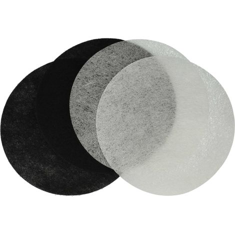 vhbw 2x Aktivkohlefilter, 2x Fettfilter Ersatz für Moulinex AD-5 für Fritteuse - 4-tlg. Filter-Set