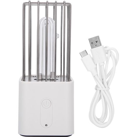 Lampe UV portable rechargeable USB ZL-28C pour le nettoyage de la bouche et du nez, avec minuterie (1/5)