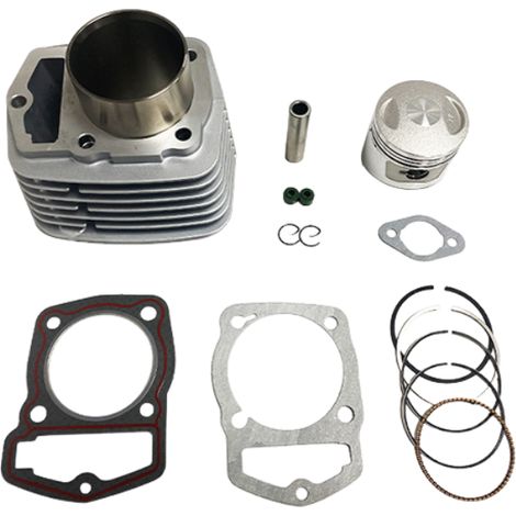 Kit Cylindre et Piston 63mm pour Honda - Compatible XR200, XR200R, XL200R, TLR200, XL185 - Ensemble Complet de Réparation Moteur 200cc (1/5)