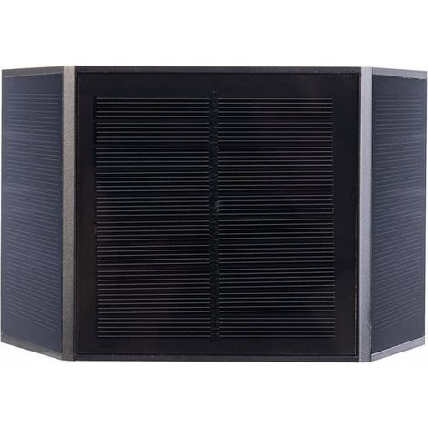 Applique murale LED solaire - Lunartec - Double faisceau - Éclairage up & down - IP54 - Énergie solaire (1/5)