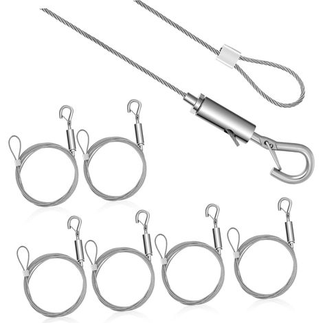 Fil de suspension Angoily pour cadres photo et lampes plafond, avec (1/5)