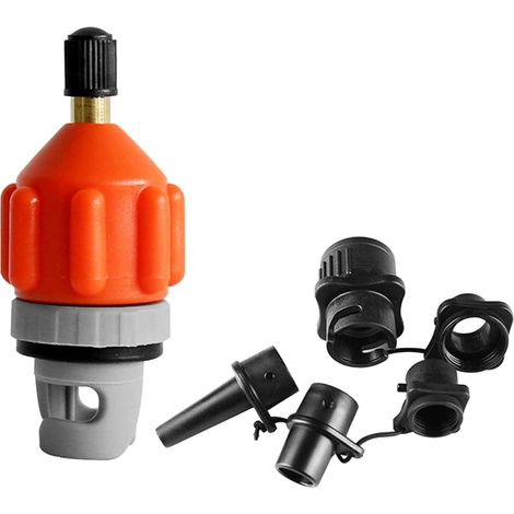 Adaptateur de valve d'air, adaptateur de pompe pour bateau gonflable SUP avec embout, adaptateur multifonction pour compresseur de pompe SUP, convertisseur de valve d'air pour planche de stand up padd (1/5)