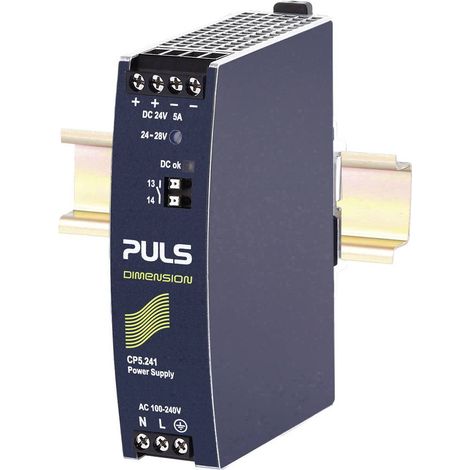 PULS DIMENSION Alimentatore per guida DIN 5 A 120 W Contenuto 1 pz.