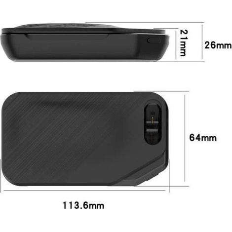Ersatz-Ladecase für die tragbaren kabellosen Bluetooth-Kopfhörer Plantronics Voyager 5200 und 5210
