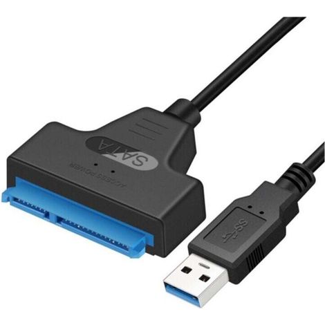 Câble Adaptateur USB 3.0 Vers SATA Pour Disque Dur SSD HDD 2.5 Pouces
