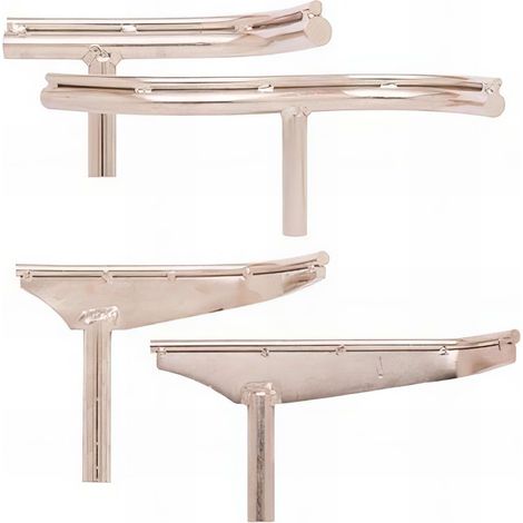 4 Supports d'outils courbes pour tour à bois Q. 15,87 mm (1/2)