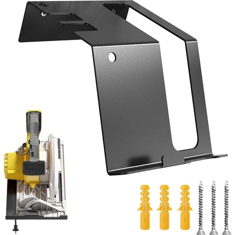 Support Mural Pour Scie Circulaire Rack Outillage Électrique Support Mural Pour Outils Électriques Pour Garage Atelier Abri De Jardin Maison Établi Cour Arrière Construction (1/5)
